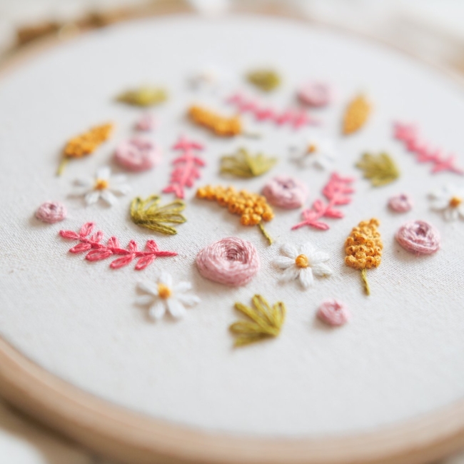 Kit de broderie : Le Printemps