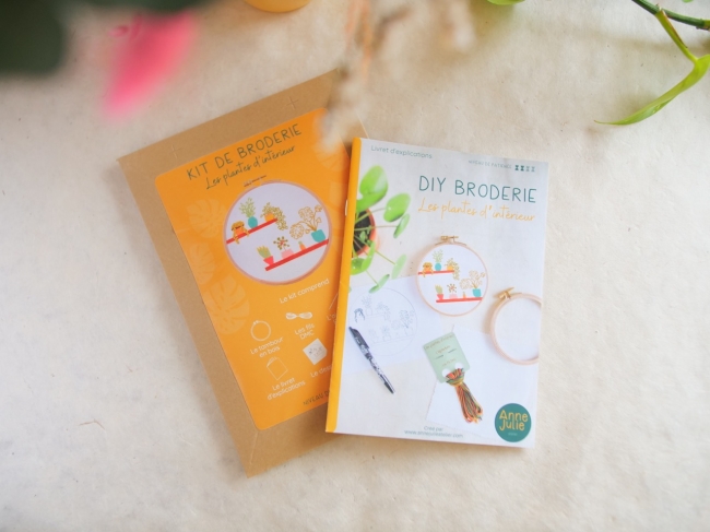 Kit de broderie : Les plantes d'intérieur