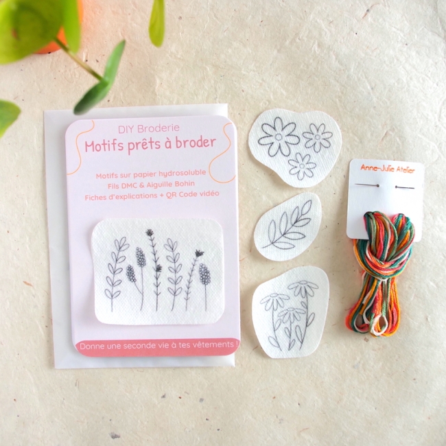 Mini-Broderies : Motifs prêts à broder
