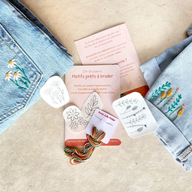 Mini-Broderies : Motifs prêts à broder
